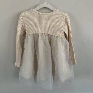 Zara Cream Knit and Tutu Dress 18-24 months